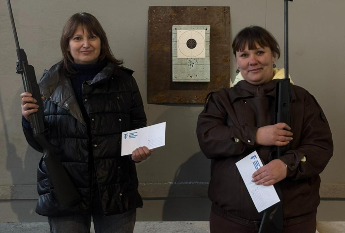 Соревнование по стрельбе из пневматической винтовки