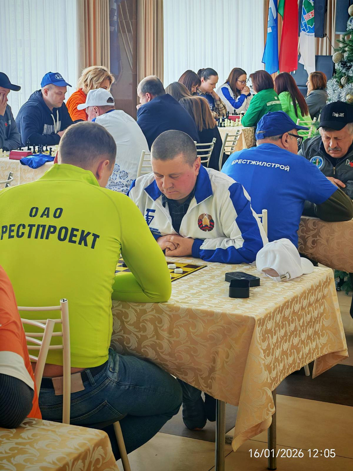 Зимний этап Брестской областной спартакиады Белорусского профсоюза работников строительства и промышленности строительных материалов